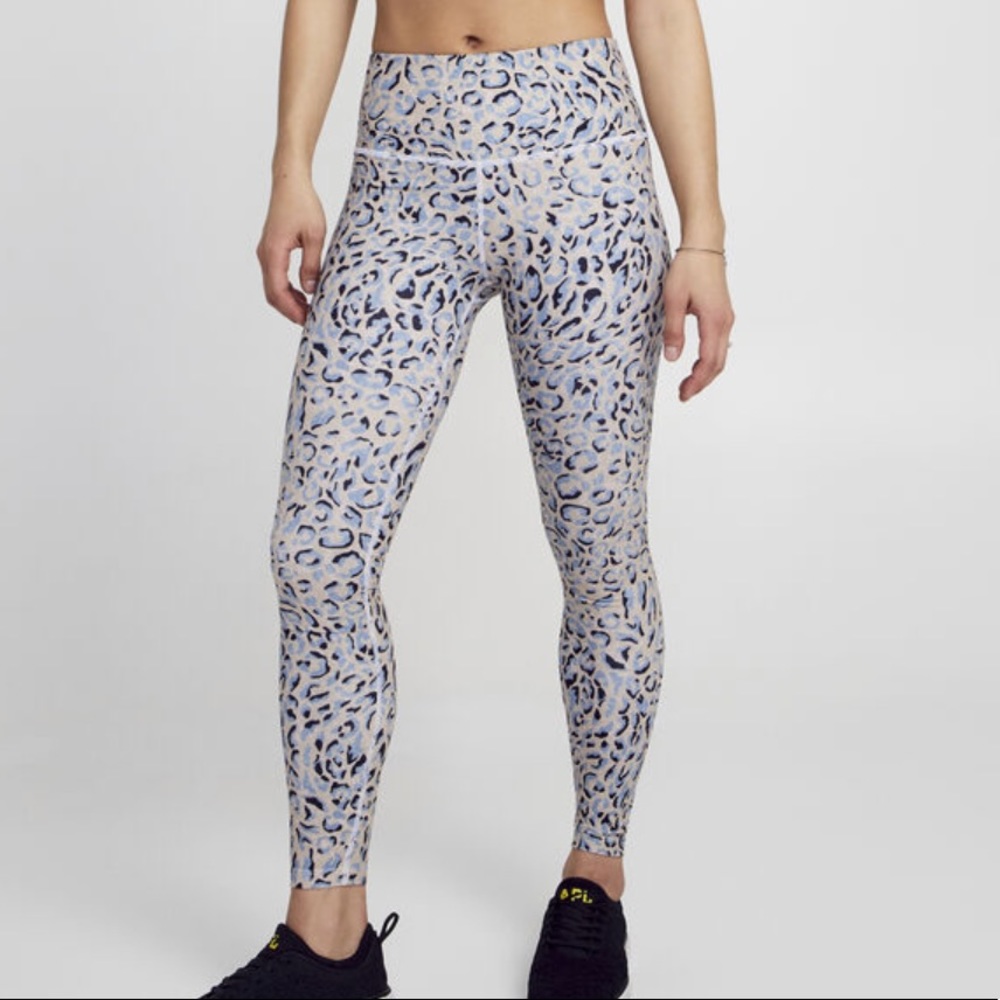 VARLEY x SOULCYCLE M Leopard Century Legging